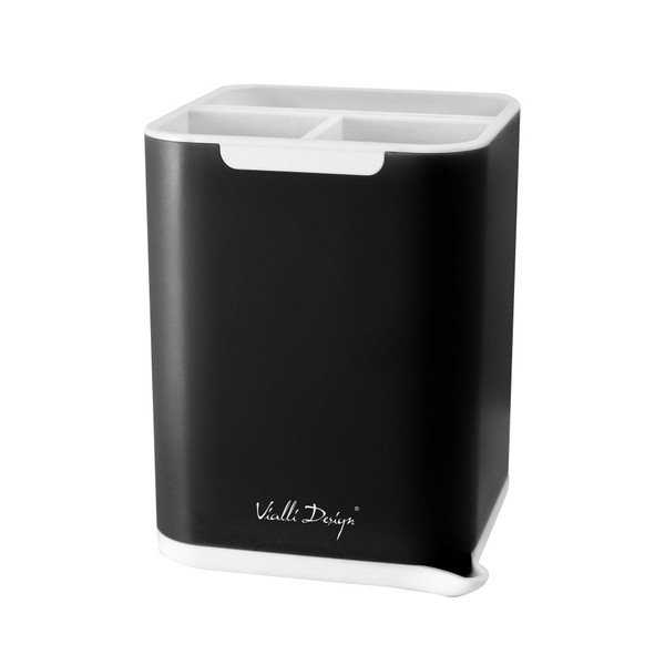 Черна стойка за прибори за хранене - Vialli Design-image-1