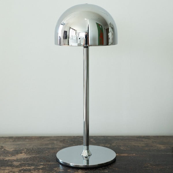 LED настолна лампа с дистанционно управление в сребрист цвят с метален абажур (височина 30 cm) Tim – Sirius-image-1