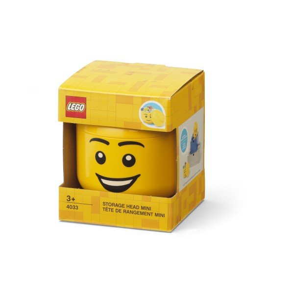 Пластмасова детска кутия за съхранение Head - LEGO®-image-1