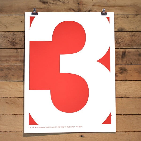 Plakát Three Quote, 61x46 cm