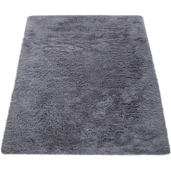 Антрацитен килим подходящ за пране 120x180 cm Pelush Anthracite – Mila Home-image-4