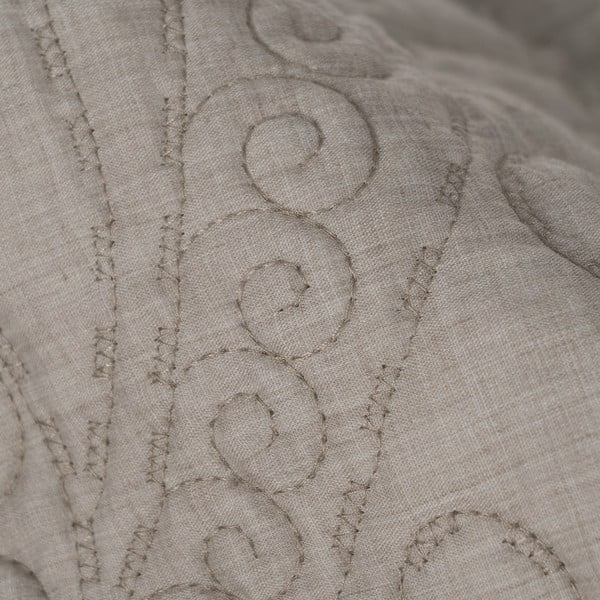 Кафяво-сиво капитонирано покривало за легло 180x260 cm – Ixia-image-3