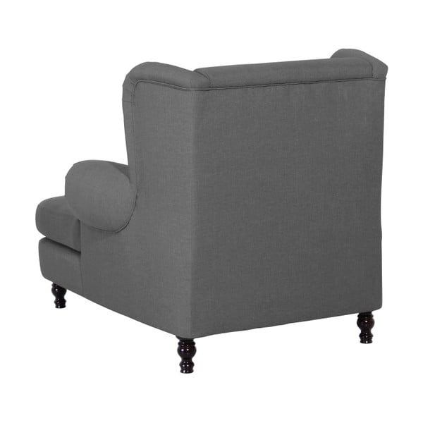 Antracitové křeslo ušák Max Winzer Mareille Anthracite-image-1