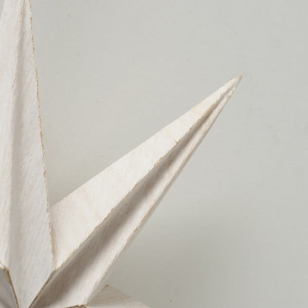 Бяла коледна хартиена украса за окачване във формата на звезда , ø 20 см Kassia - Boltze-image-2