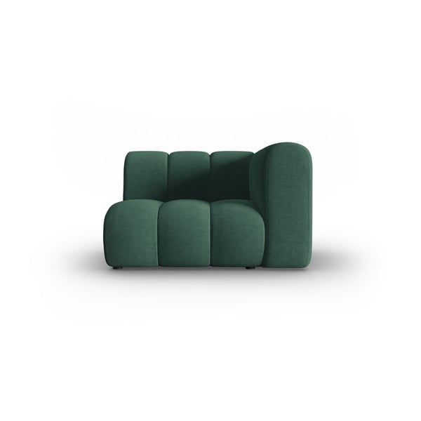 Зелен модул за диван (десен ъгъл) Lupine - Micadoni Home