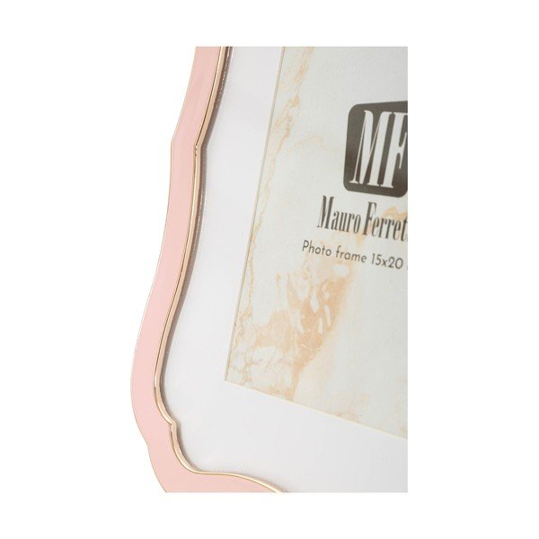 Светлорозова метална/стъклена стояща рамка 17x22 cm Margot – Mauro Ferretti-image-4