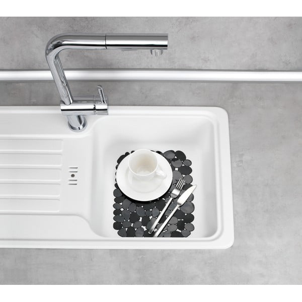 Протектор за мивка Wenko Kristall Stone Black-image-1