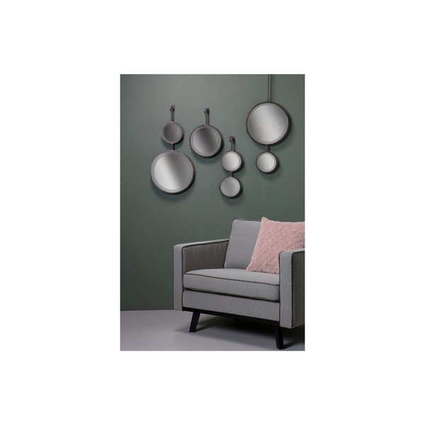 Двойно кръгло стенно огледало, дължина 58 cm Chain - BePureHome-image-3
