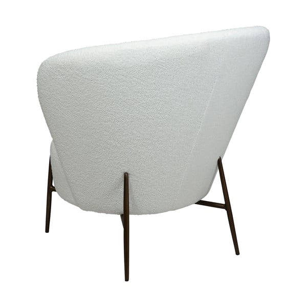 Бяло кресло от плат букле Orbit – DAN-FORM Denmark-image-4