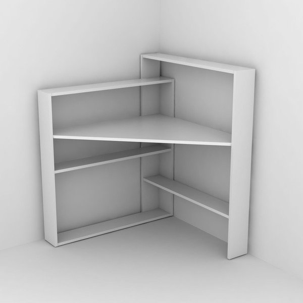 Bílý pracovní stůl s úložnými prostory Rafevi Pisagor-image-2