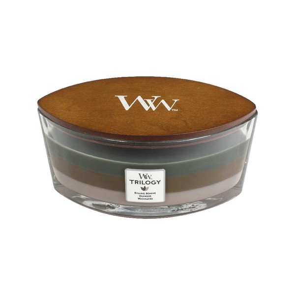 Трислойна свещ Уютна кабина, 30 часа горене - WoodWick-image-2