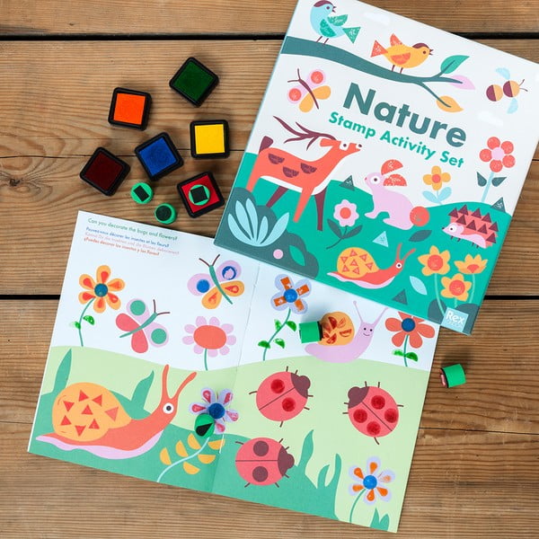 Творчески комплект Stamp Activity Set Nature – Rex London-image-1