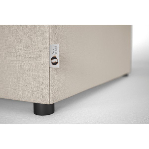 Сгъваема пейка с кремава тапицерия , 80 cm Brady - My Pop Design-image-4