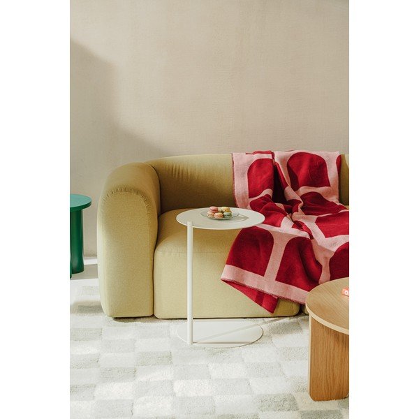 Стоманена кръгла странична масичка 41x40 cm Ande – noo.ma-image-1