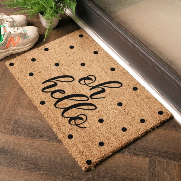 Изтривалка от кокосови влакна 40x60 cm Oh Hello – Artsy Doormats-image-1