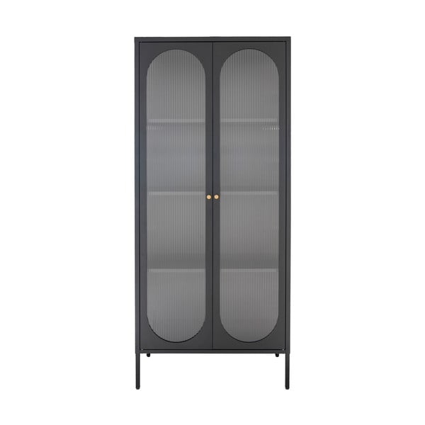Черен метален шкаф 80x180 cm Adelaide - House Nordic