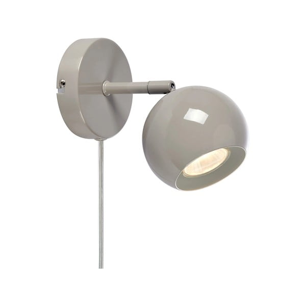 Сиво-бежова стенна лампа за контакт Pop – Markslöjd