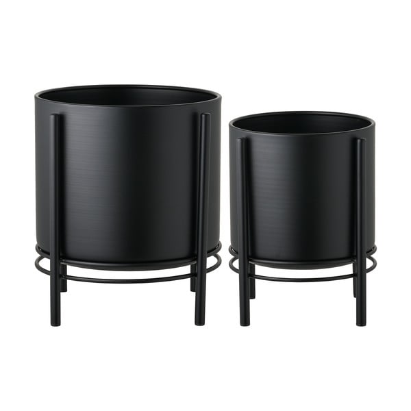 Метални кашпи в комплект от 2 бр. Svarta – House Nordic-image-3