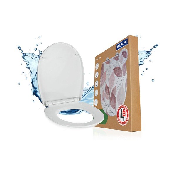 Тоалетна чиния с автоматично затваряне 36,5 x 45 см Pula – Wenko