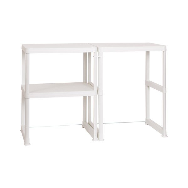 Бял пластмасов рафт за баня 148x93 cm Wash & Store – DEA HOME