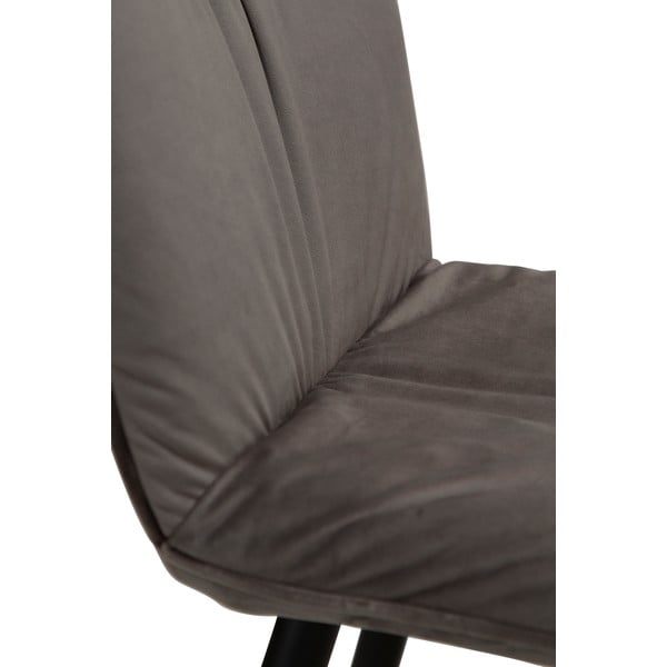 Бар стол от сиво кадифе, височина 93 cm Join - DAN-FORM Denmark-image-1