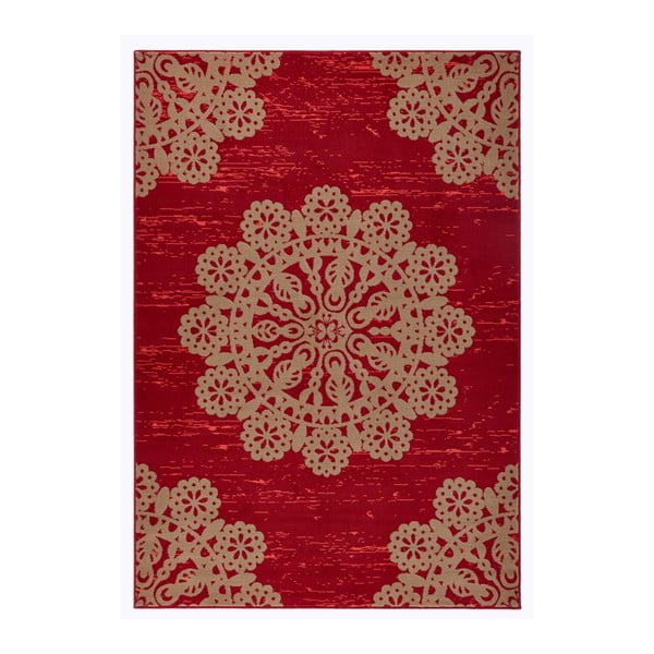 Червен килим Глория , 200 x 290 cm Lace - Hanse Home