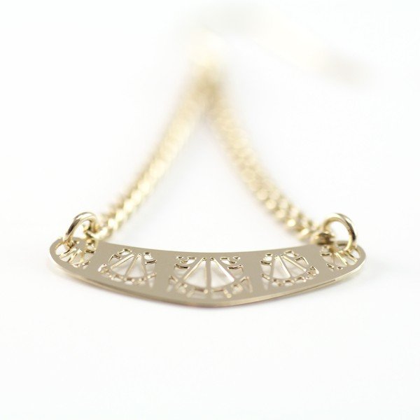 Náušnice Arch Gold, 4.5 cm-image-2