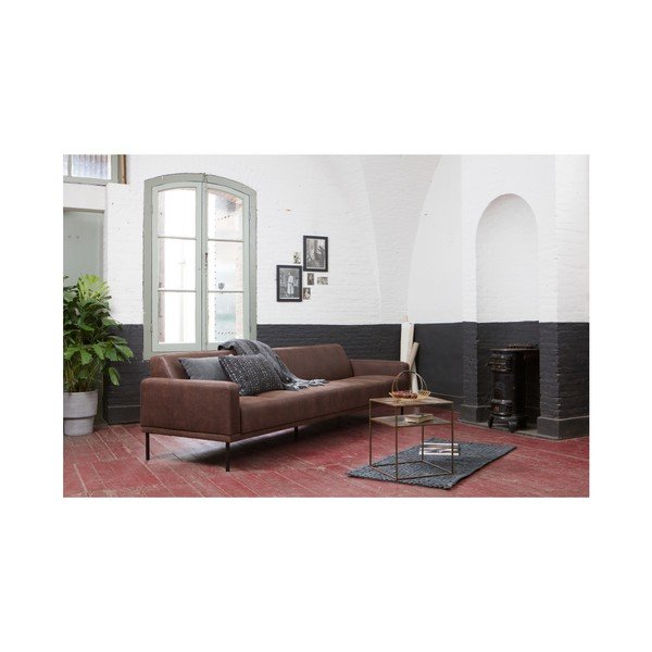 Tmavě šedý mohérový polštář BePureHome Hug, 60 x 40 cm-image-3