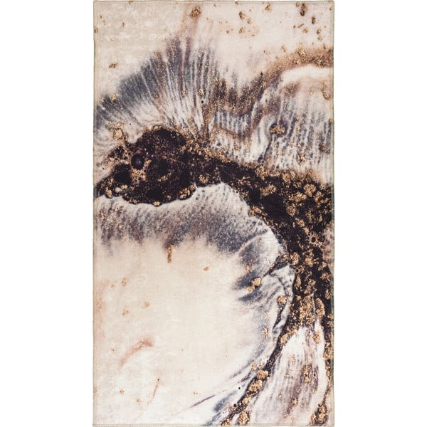 Кремаво-кафяв килим, който може да се мие, 150x80 cm - Vitaus