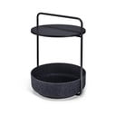 Кръгла странична масичка ø 50 cm Tavolino Black – MiaCara