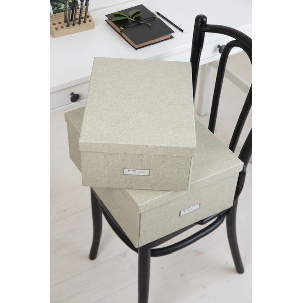 Кутия за съхранение с капак Katrin - Bigso Box of Sweden-image-1
