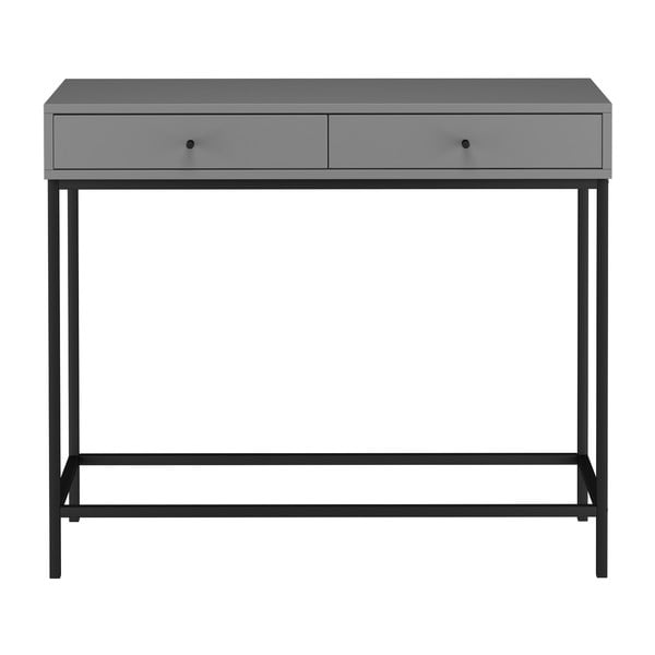 Сива конзолна маса 35x90 cm Celine – Støraa-image-2