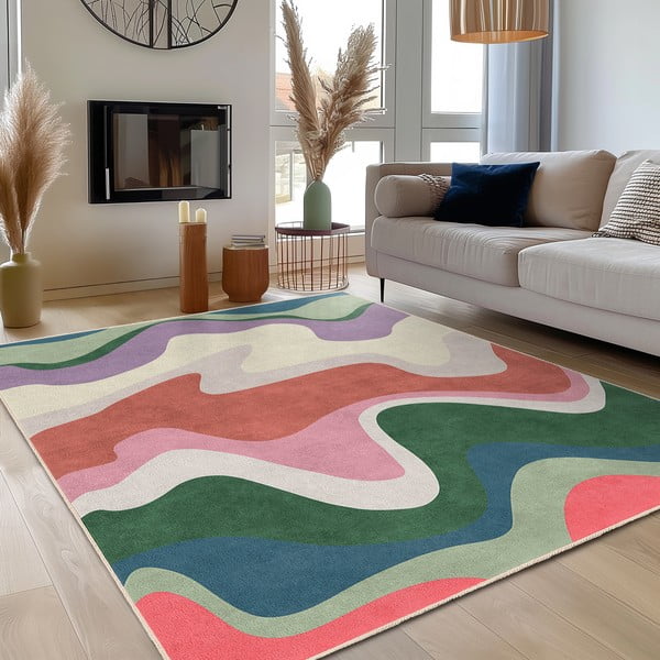 Килим подходящ за пране 120x180 cm Squiggly Breeze – Mila Home-image-3