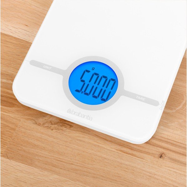 Bílá kuchyňská váha Brabantia Timer-image-4