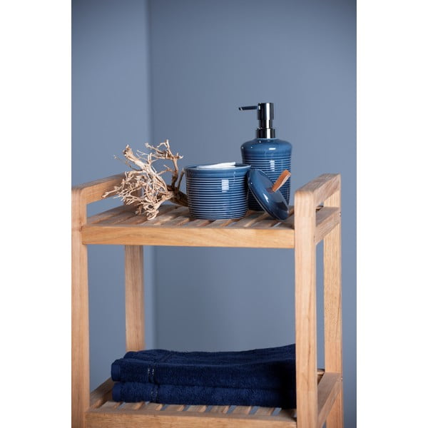 Син керамичен дозатор за сапун Sada - Wenko-image-1