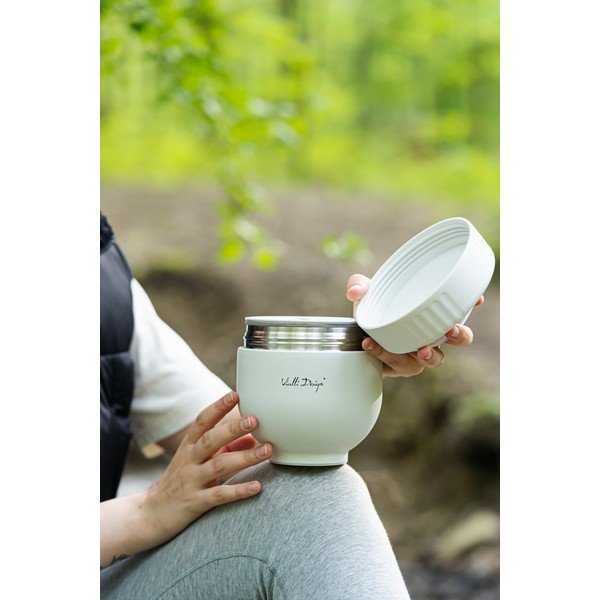 Бял термос за храна от неръждаема стомана 680 ml Fuori – Vialli Design-image-1