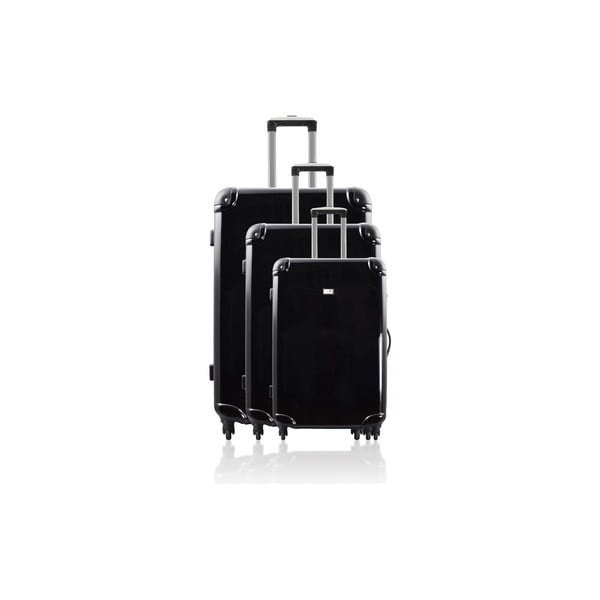 Sada 3 cestovních zavazadel Cadenas Black