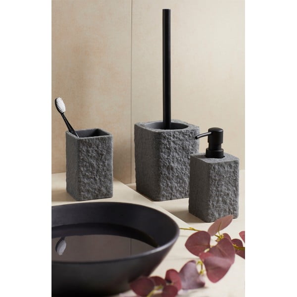 Тъмно сив дозатор за сапун , 300 ml Villata - Wenko-image-1