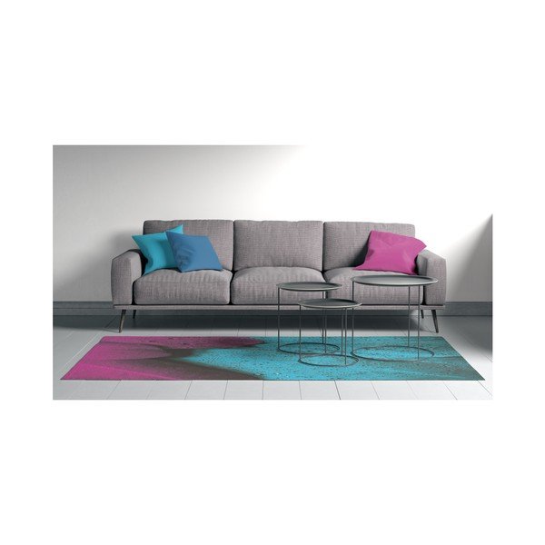 Тюркоазен и лилав килим Suzzo Malamento, 100 x 150 cm - Oyo home-image-1