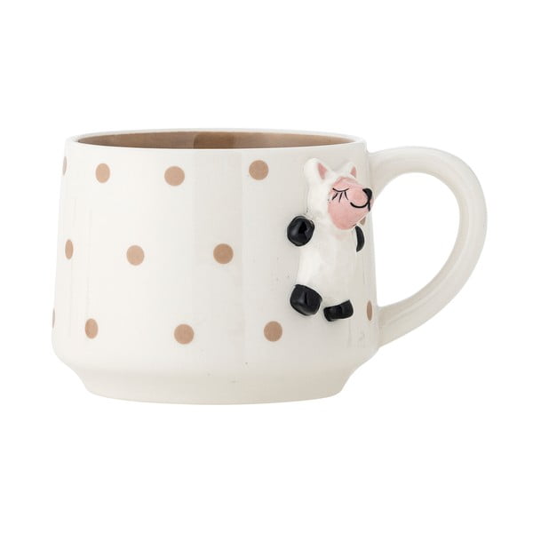 Бяла керамична детска чаша за какао 370 ml Dolly – Bloomingville Mini