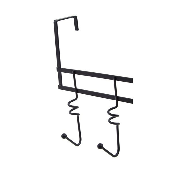 Черен метален стелаж за врата 46 cm Jaxen – Premier Housewares-image-1