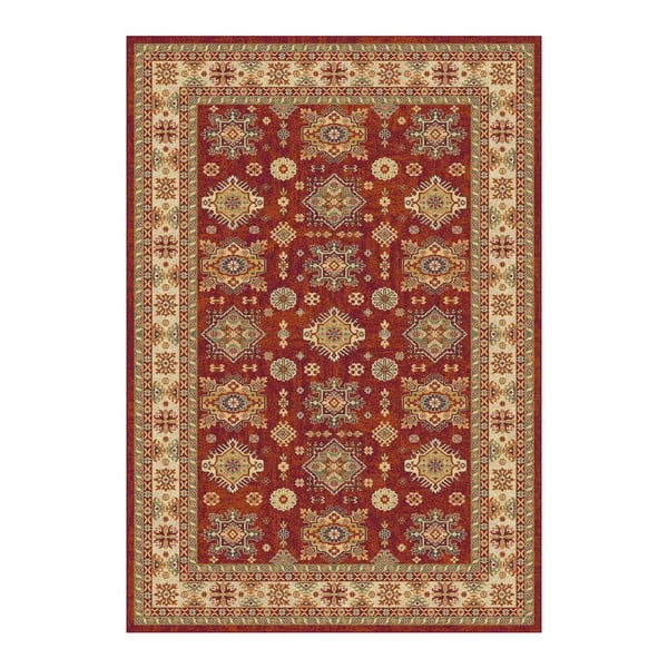 Кафяв и червен килим Terra Ornaments, 160 x 230 cm - Universal