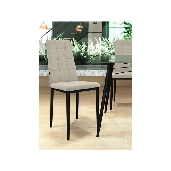 Бежови трапезни столове в комплект от 2 бр. Becca – Støraa-image-1