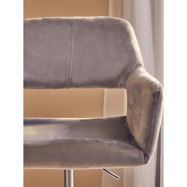 Сив тапициран офис стол Brent – Premier Housewares-image-4