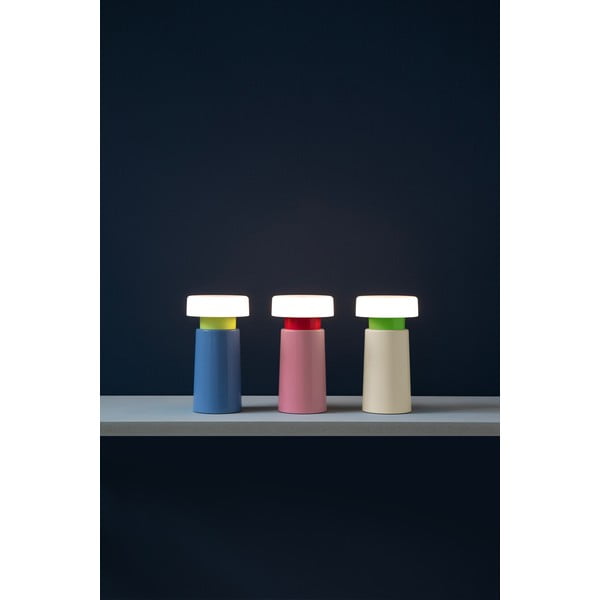 Розова LED затъмняваща се настолна лампа (височина 17,5 cm) Victoria – Remember-image-2