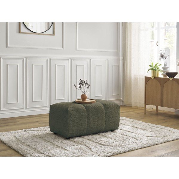 Табуретка  от букле в цвят каки Roxelane – Bobochic Paris-image-4