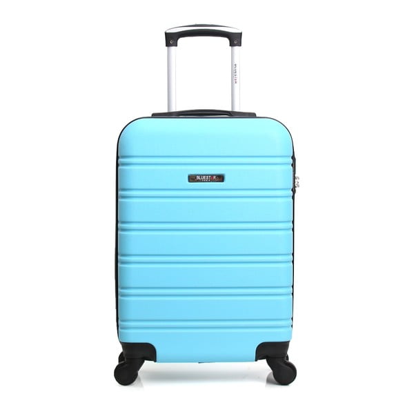 Modrý cestovní kufr na kolečkách BlueStar Bilbao, 35 l