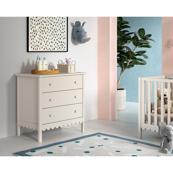 Бежов детски скрин 89x90x55 cm Swingo – Vipack-image-1