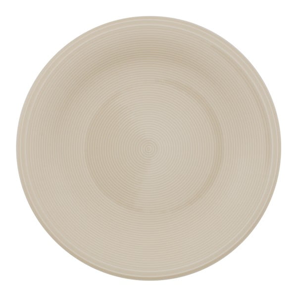 Десертна чиния от бял и бежов порцелан Villeroy & Boch , ø 21,5 cm Like Color Loop - like | Villeroy & Boch