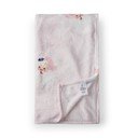 Светлорозово одеяло с коледен мотив от микроплюш 130x170 cm Vintage Christmas Santa – Catherine Lansfield